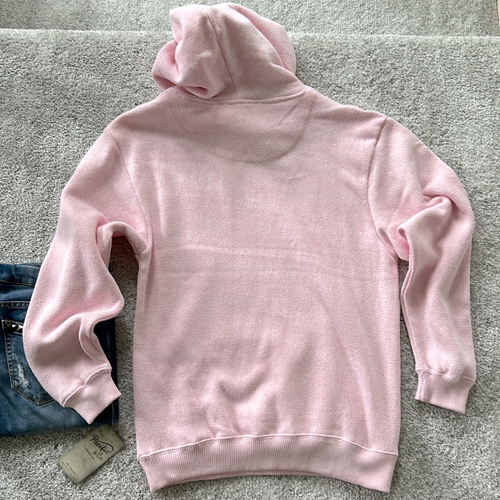 Pacifico & Co Pink Hooded Sweatshirt - Picture 6 of 6